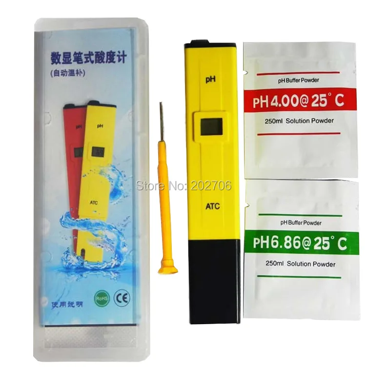 Digital Tester Ph-0.0 Ia 0.0-14.0Ph Aquarium Pool Laboratorio Acqua Tasca Acqua Penna Ph-Metro