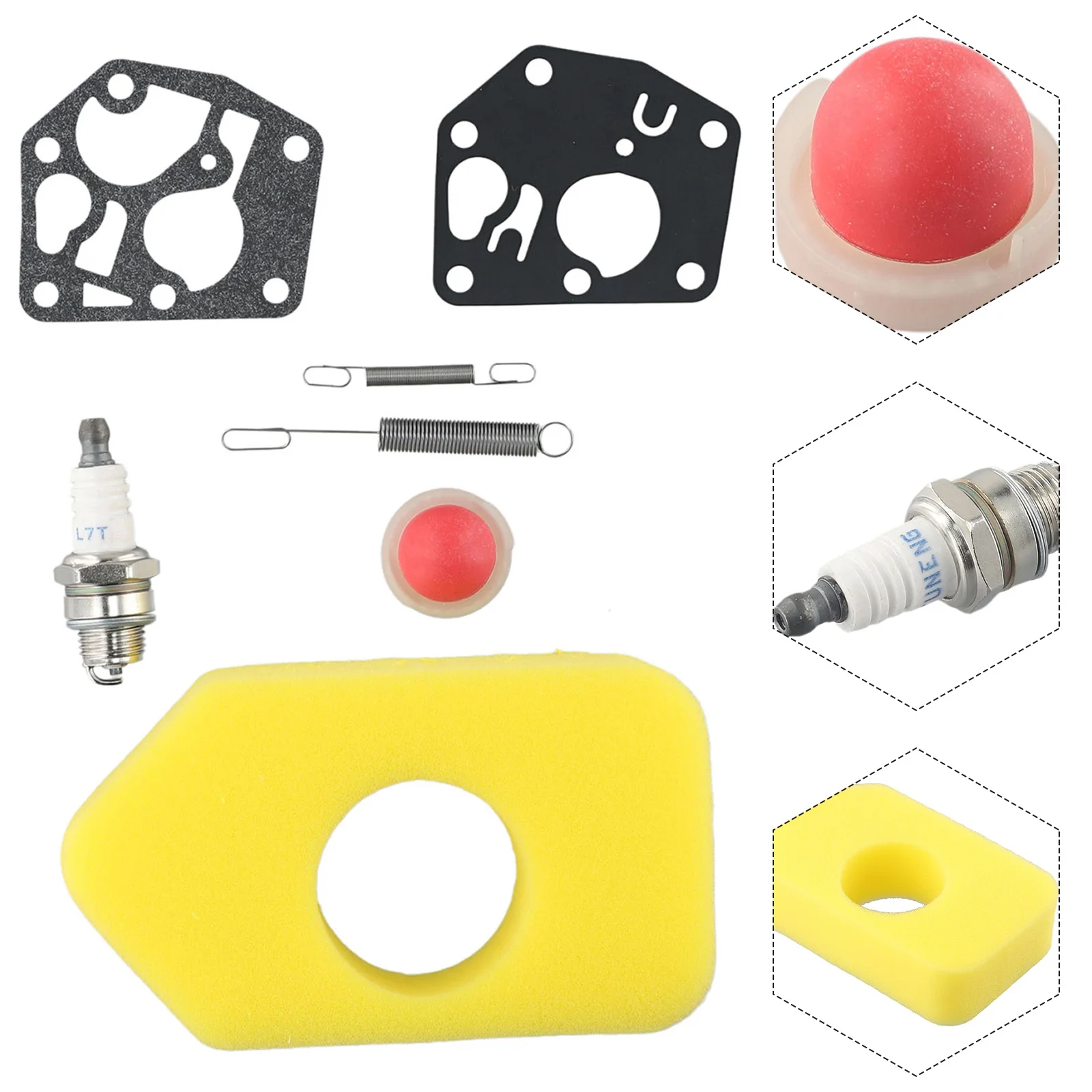 Filtro Aria Candela Carburatore Diaframma Set Per B-Riggs & S-Tratton Q-Uattro 450 500 550 Q45 Classic Sprint 35-375 40 Motori