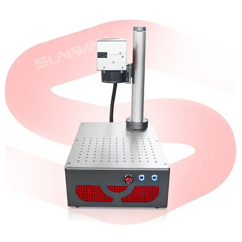 20W 30W 50W Desktop Portatile Maquina De Grabado Laser De Fibra Gioielli In Oro Acciaio Fibra Di Metallo Macchina Per Marcatura Per Incisione Laser