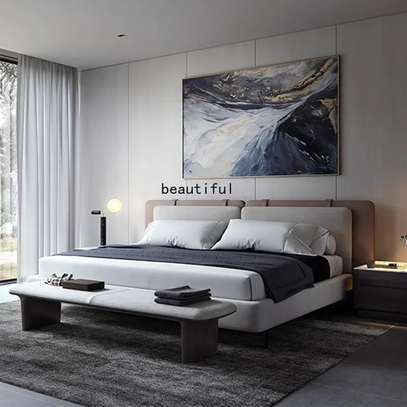 Doppia Testiera Designer Sleeping Fullframe Piattaforma Di Lusso Camas Mobili Per La Casa