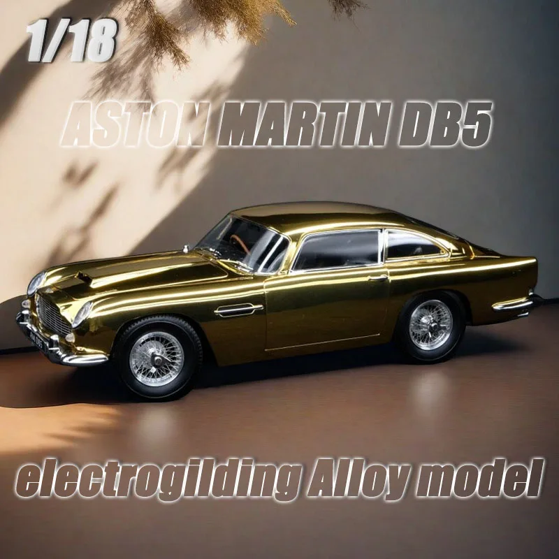 1/18 James Bond Film 1964 Aston Martin Db5 Alloy Car Model Collection Classic Retro Car Model Pieces Modello Di Elettrogilatura