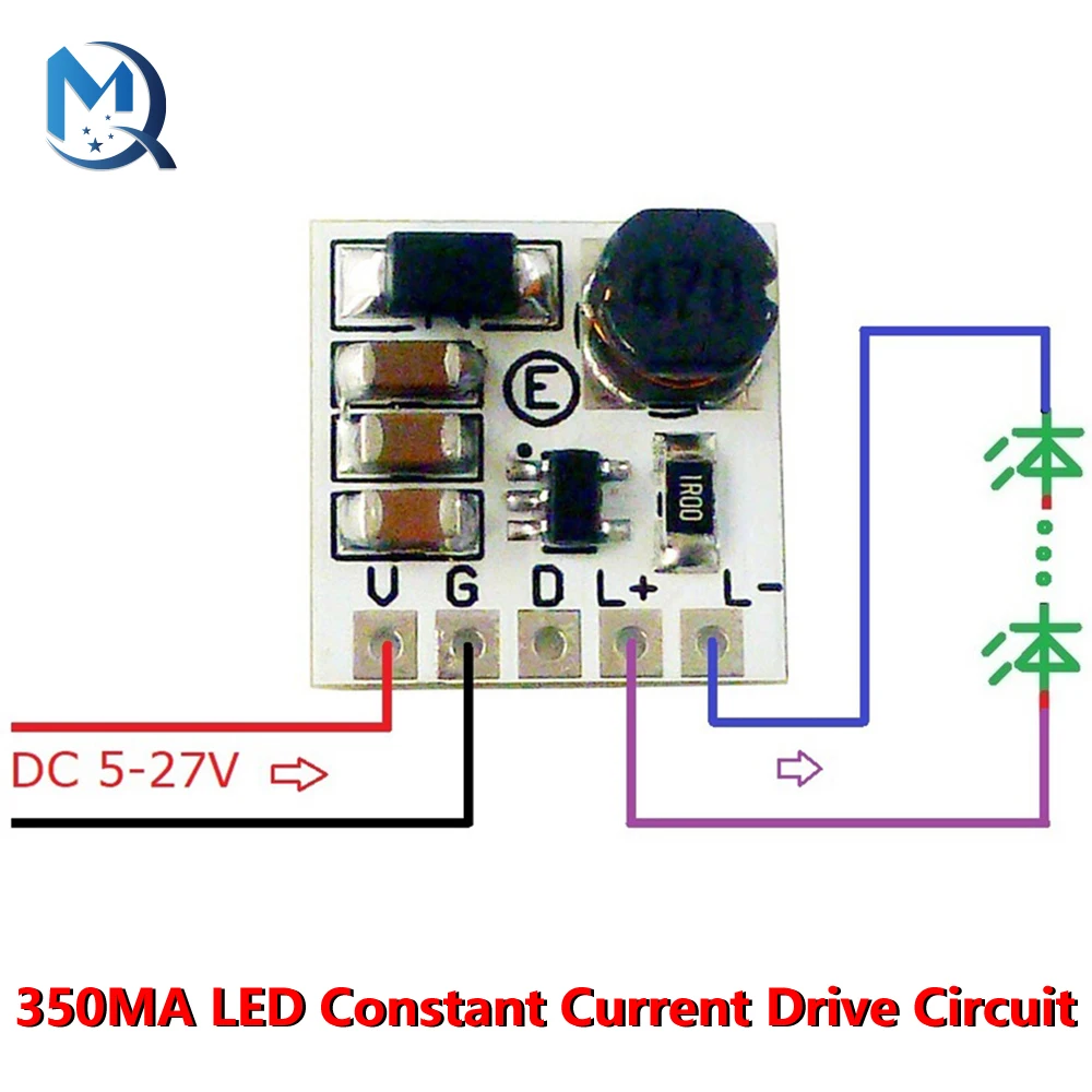 Mini Dc 5-27V 350Ma Modulo Driver Led Hb Step-Down Controller Pwm Regolabile Dc-Dc Convertitore Di Corrente Costante Buck Ld2635Ma