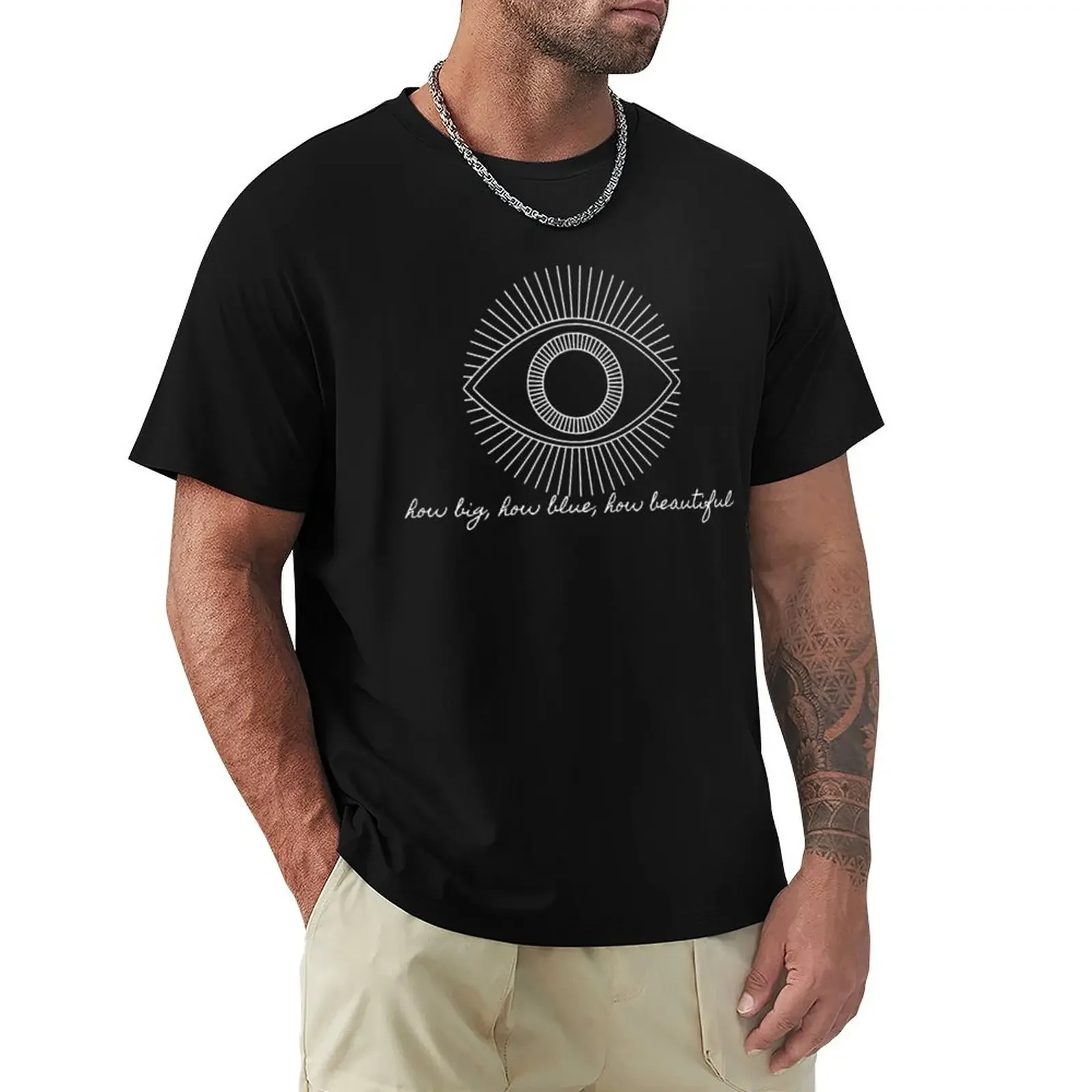 Quanto Grande, Quanto Blu, Quanto Bello-Firenze E La Macchina T-Shirt Oversize Ragazzi Bianchi Magliette Slim Fit Per Uomo