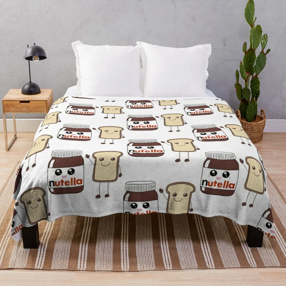 Coperta Di Nutella E Pane Pesante Per Coperte Di Flanella Da Viaggio Di Halloween Per Bambini