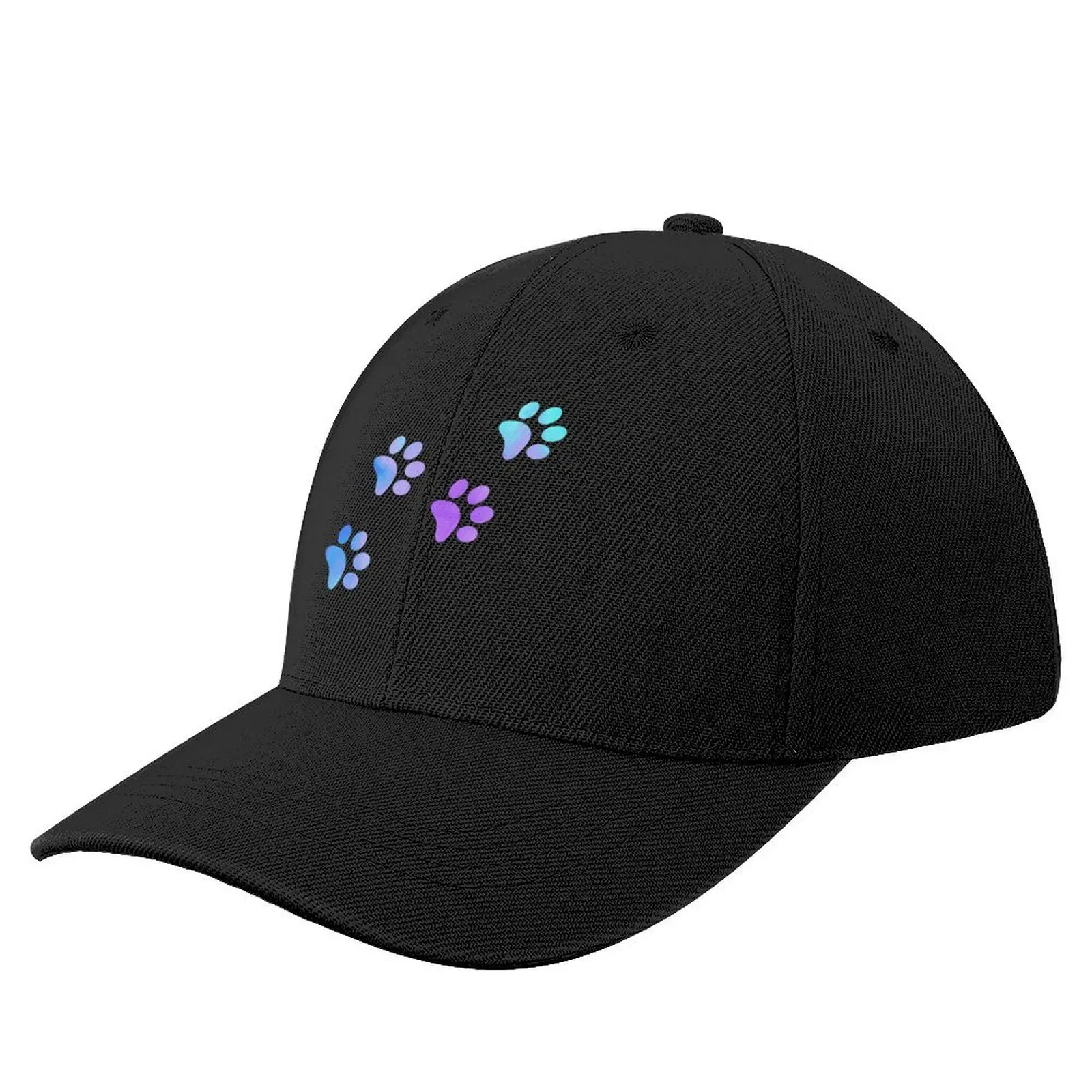Blue Purple Galaxy Paw Prints Berretto Da Baseball Trucker Hat Golf Donna Cappelli Da Uomo