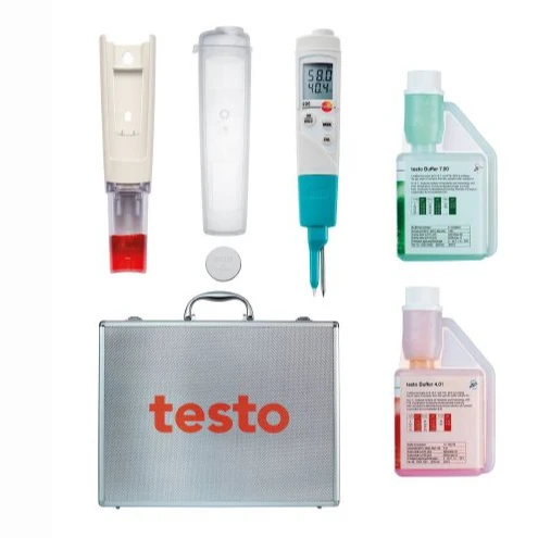 Originale Testo 206 Ph1 Phmetro Digitale 0563 2061 Misuratore Di Temperatura Per Semisolid 0-14Ph