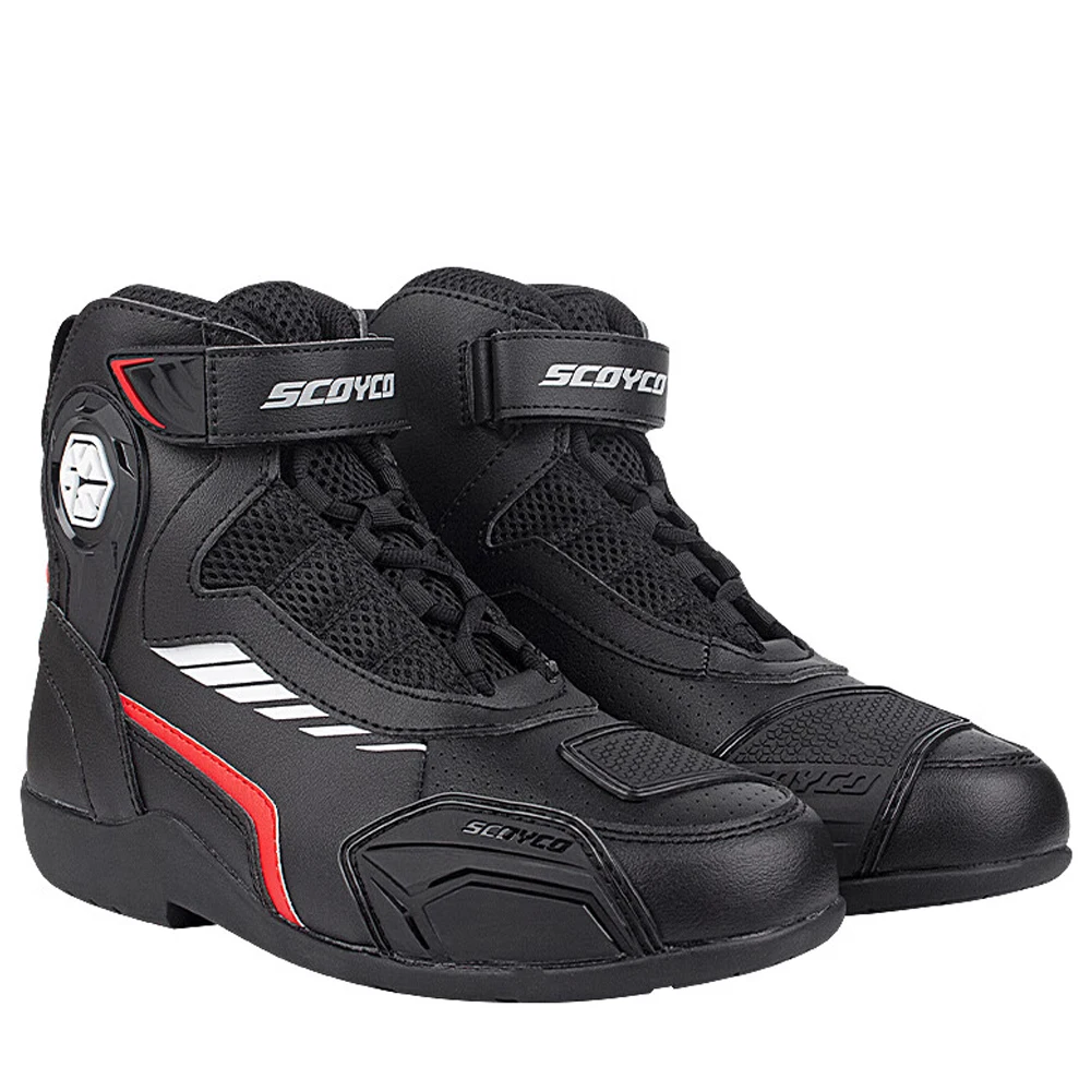 Scoyco 2023 Stivali Da Moto Da Uomo Scarpe Da Moto Summer Moto Protection Botas Moto Stivali Da Motocross Stivali Da Motociclista Da Corsa