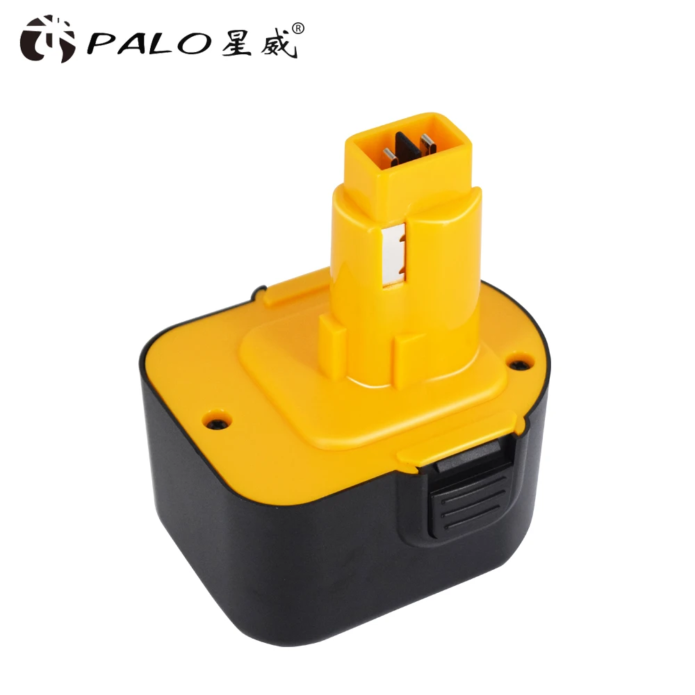Palo 12V 3000Mah Ni-Mh Batteria Ricaricabile Utensili Elettrici Batterie Trapano Avvitatore A Batteria Per Dewalt De9071 2802K De9074 De9075 Dc740K