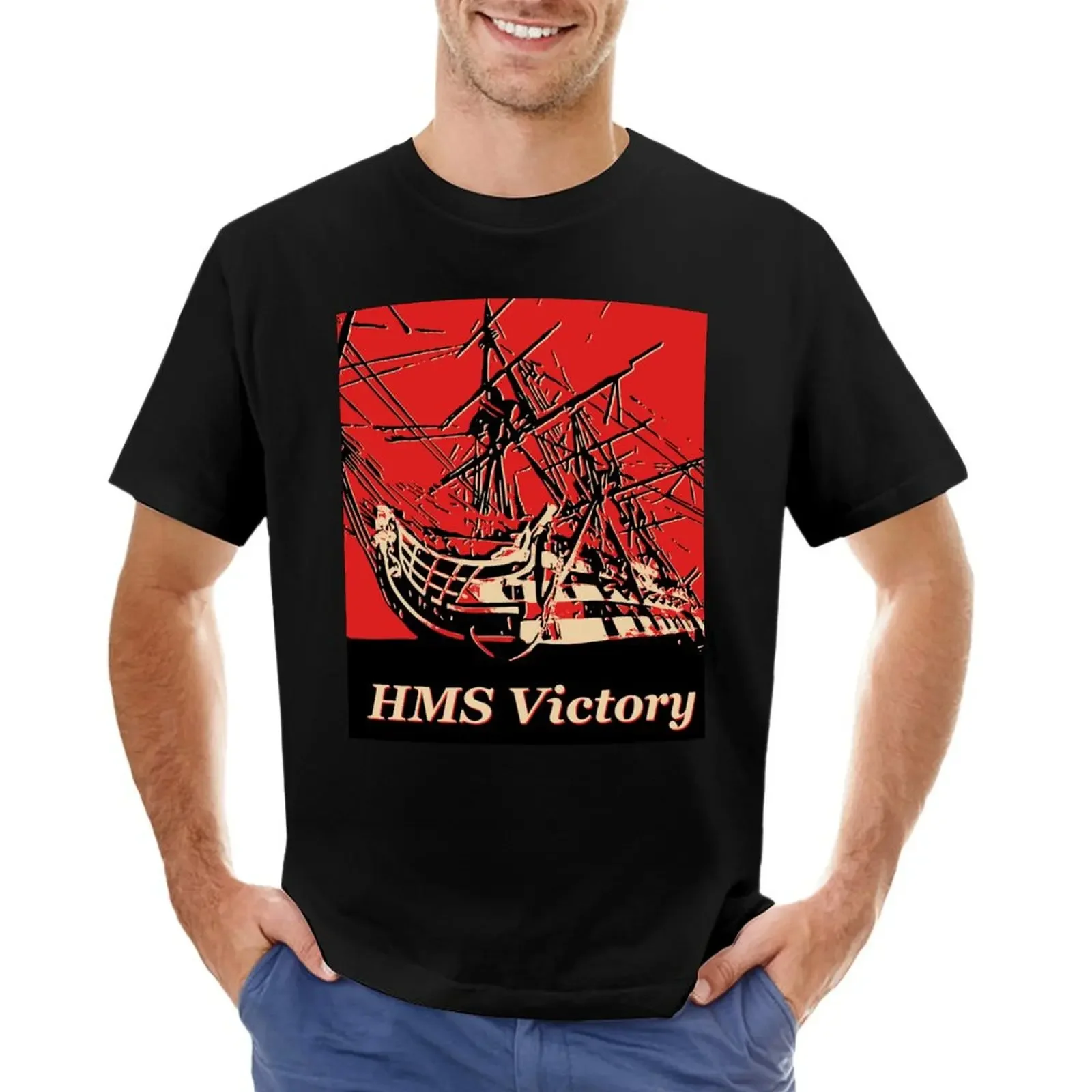 Maglietta Hms Victory Magliette Carine Vestiti Estivi Magliette Da Uomo
