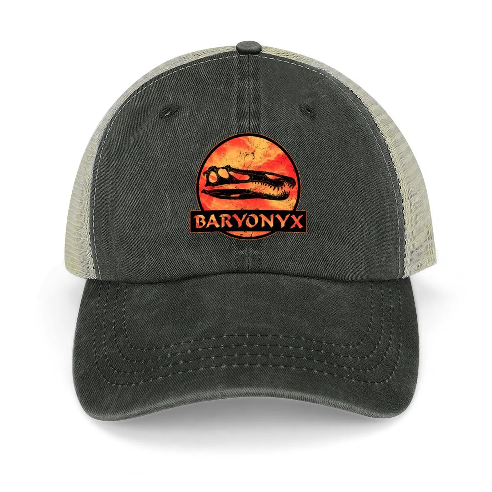 Baryonyx Fossil Skull Cappello Da Cowboy Rugby Anime Berretto Militare Uomo Ragazza Uomo