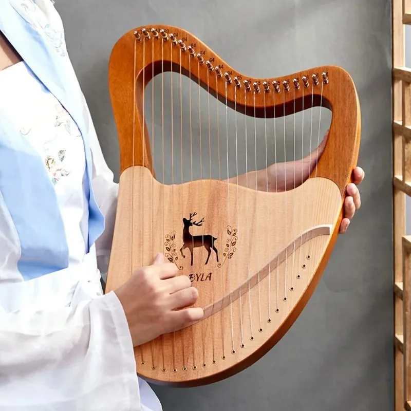 21 String Lyre Harp Strumenti Musicali Per Bambini Lique Professional Play Arpa Strumenti Musicali Portatili Accessori Artril