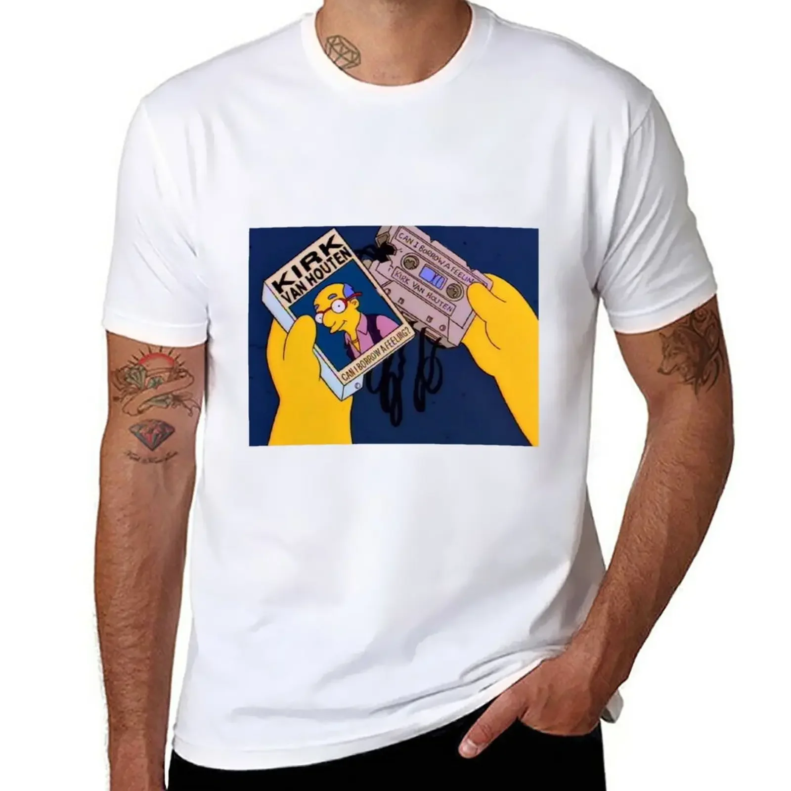 Posso Prendere In Prestito Una Sensazione Di T-Shirt Camicetta Oversize Funnys Abbigliamento Da Uomo