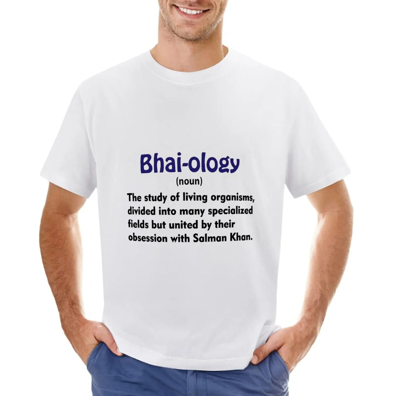 Maglietta Bhai-Ology(Salman Khan) Magliette Semplici Grandi E Alte Per Uomo