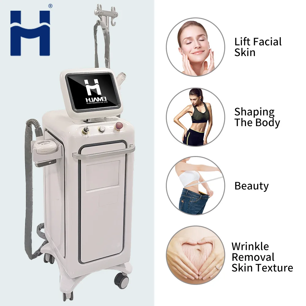 Huamei V8 4 In 1 Laser A Infrarossi Vacuum Rf Roller Vela Body Sculpting Slimming Anti-Aging Massaggiatore Per La Rimozione Delle Rughe