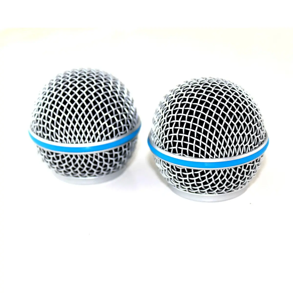 2 Pz Microfono Grill Mic Griglia Tipo Di Palla Per Fit Beta Sm 58 A Beta58A Sm 58 Testa A Sfera Maglia Spedizione Gratuita