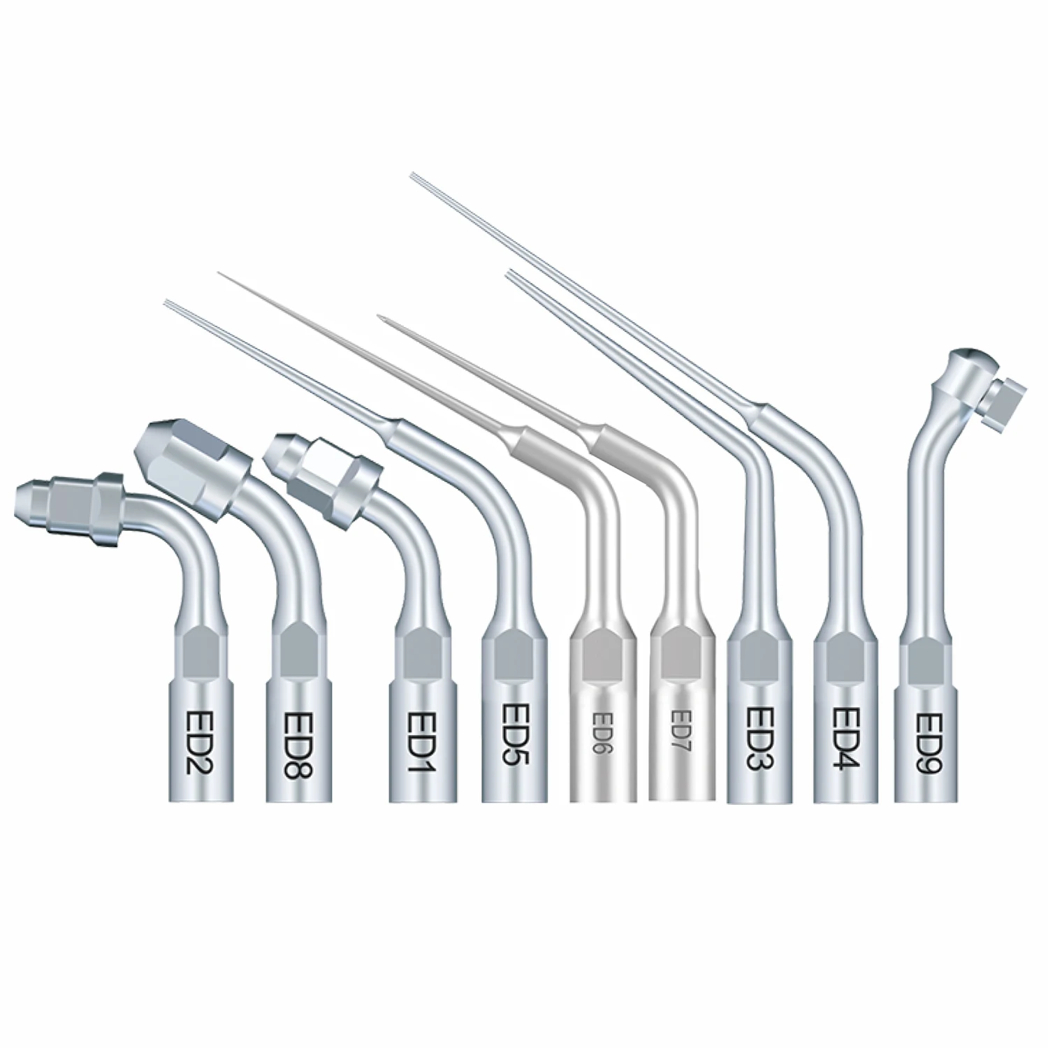 1Pc Dental Ultrasonic Scaler Implant Tips Ed1 Ed2 Ed3 Ed4 Ed5 Ed6 Ed7 Ed8 Ed9 Per Raffinare Ems Mectron Woodpecker Scaler Manipolo
