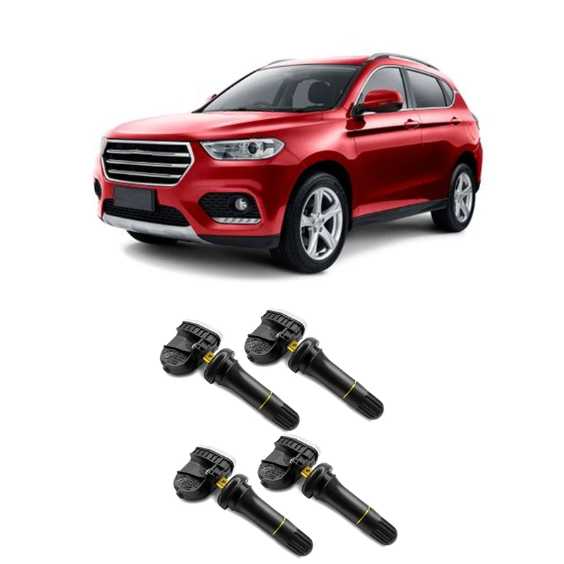 4Pcs Tpms Tire Pressure Monitoring Sensor For Haval Hl H2 H5 H6 H7 For Great Wall C30 3641100Xku00B