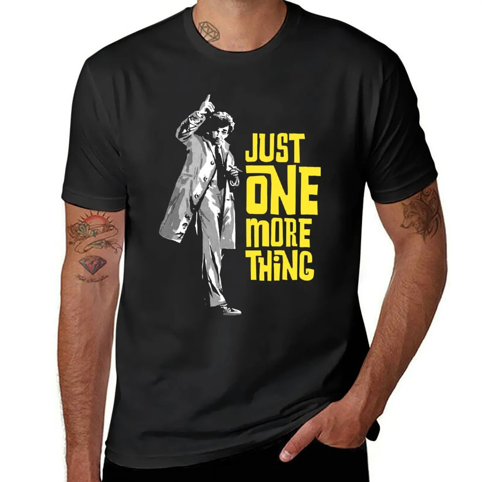 Columbo - Just One More Thing T-Shirt Customs Top Mens Graphic T-Shirt Pack