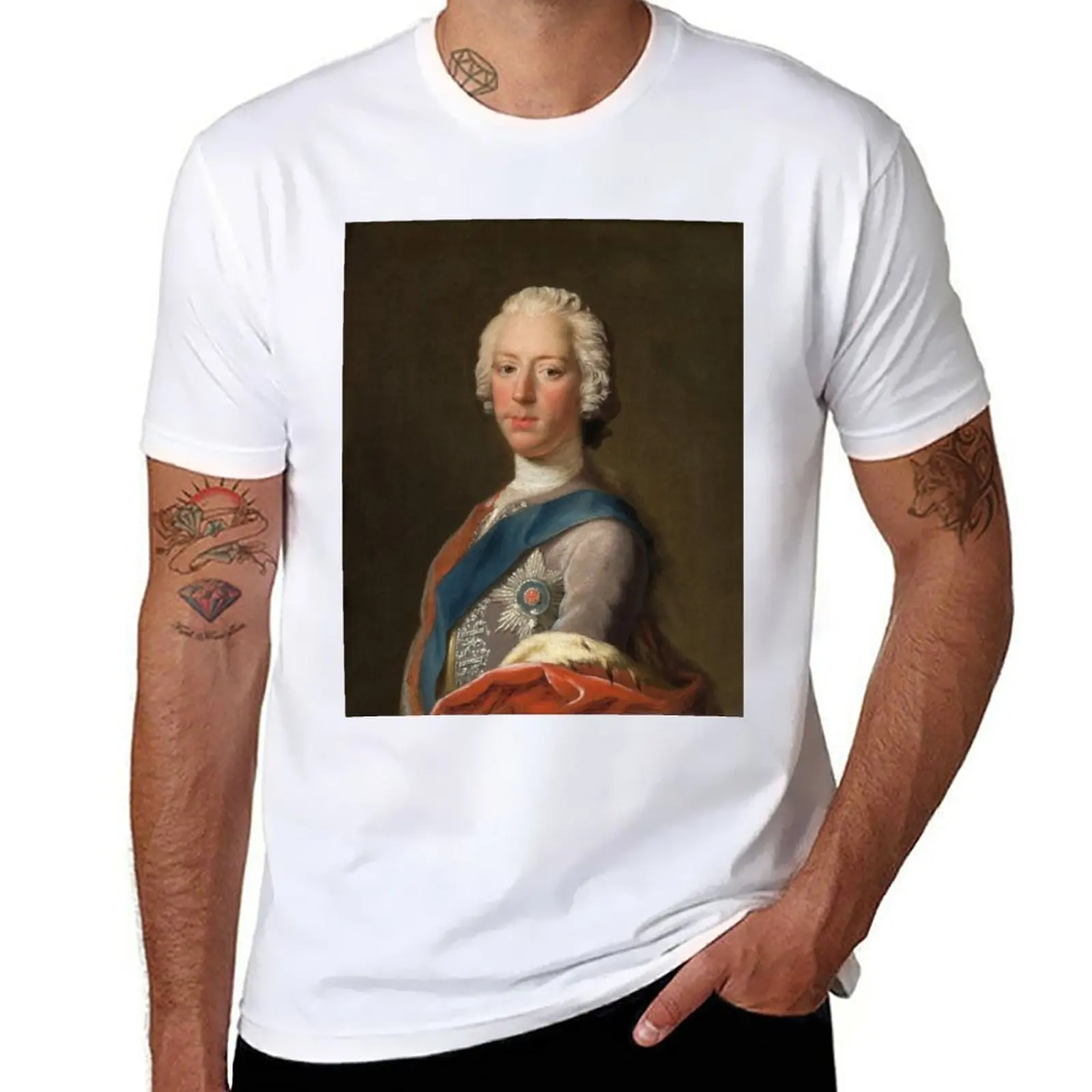 New Bonnie Prince Charlie (Charles Edward Study) T-Shirt Vintage T Shirt Sweat Shirt Uomo Abbigliamento