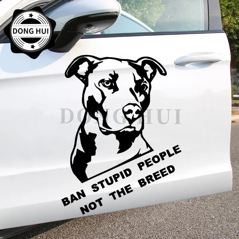 I Love Pitbull Sticker Lovely Dog Car Stickers Pvc Decalcomania Decorativa Moto Impermeabile Fuoristrada Casco Laptop