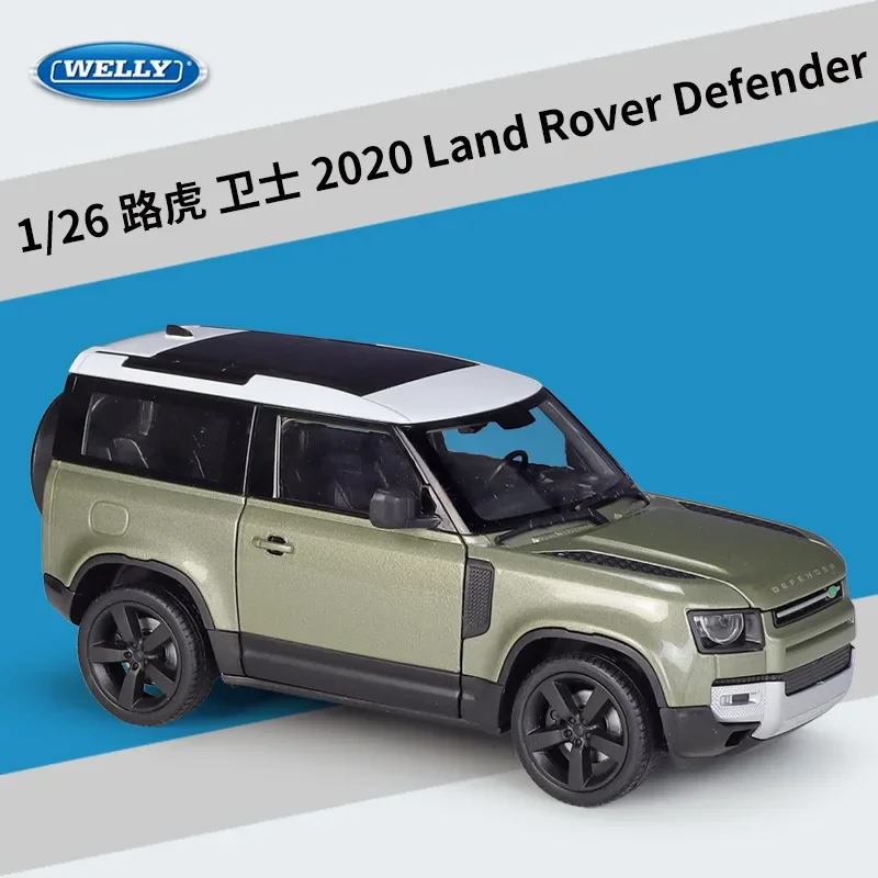 Welly 1:26 2020 Land Rover Defender Suv High Simulation Diecast Car Metal Alloy Model Toy Car Gift Collection