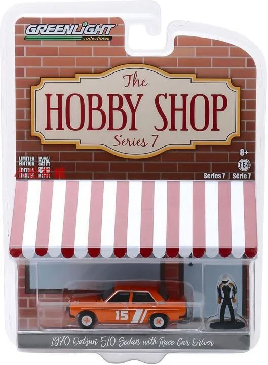 1:64 1970 Datsun 510 W Driver Per Auto Da Corsa Datsun Racing Collezione Di Modelli Di Auto