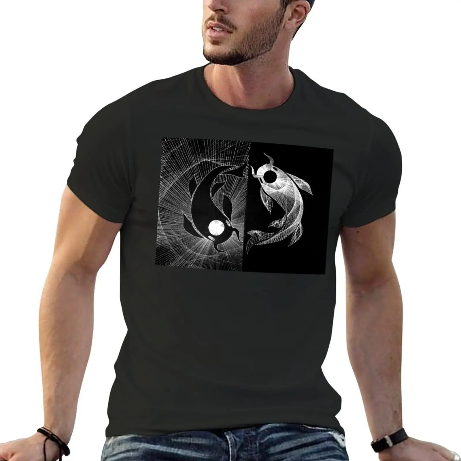 Balance T-Shirt Blanks New Edition Coreano Fashion Mens T Shirt Graphic