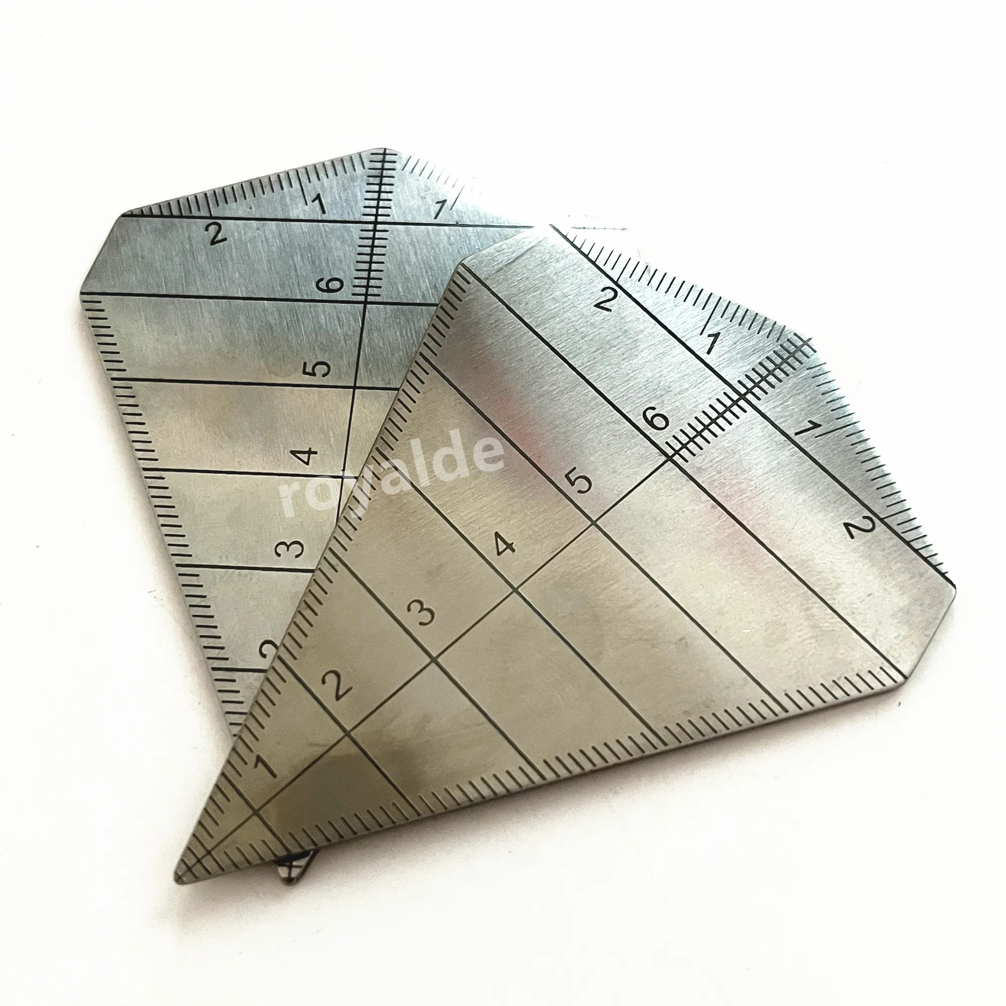 2 Pezzi Dental Bite Gauge Bone Caliper Bocca Gag Apertura Capacità Di Misurazione Impianto Dritto