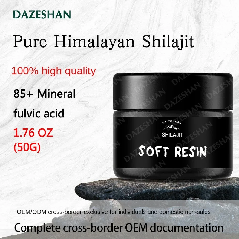 50 G/Scatola 100% Naturale Himalayano Shilajit Puro Himalayano Shilajit Softresin Laizhi Gao