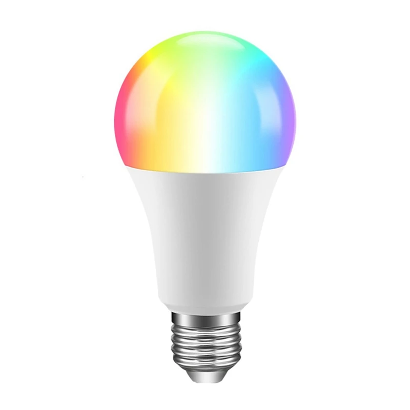 Wifi Matter Smart Bulb 9W Rgb E27 Led Lamp App Control Fai Da Te Smart Home Bulb Controllo Vocale Per Homekit Google Home Alexa Durevole