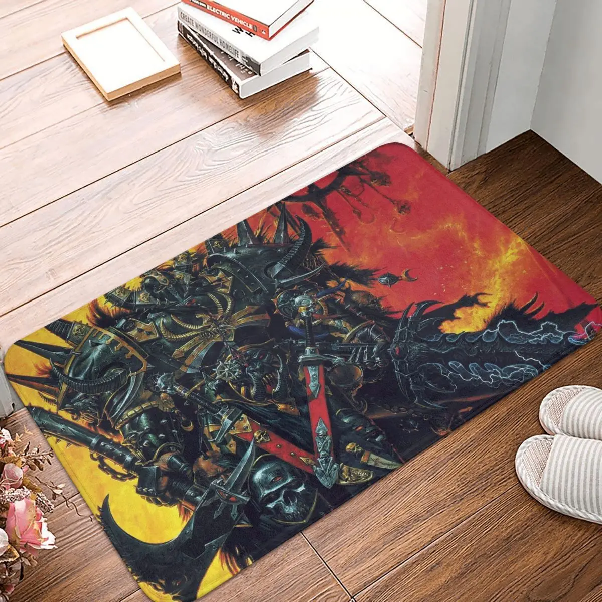 Axbedroom Mat W-Warhammer Zerbino Tappeto Da Cucina Tappeto Da Balcone Decorazioni Per La Casa