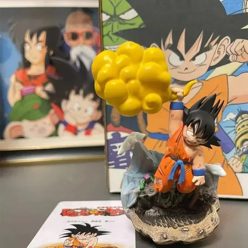 6Cm Dragon Ball Figure Kid Son Goku Ssj Figurine Anime Piccolo Figura Male Contenimento Wave Statue Collezione In Pvc Giocattoli Per Bambole