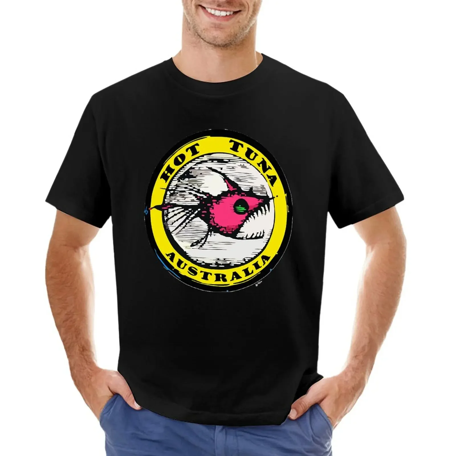 Tonno Caldo... Hot Design Logo Classic T-Shirt Summer Top Hippie Clothes Sweat Magliette Pesanti Per Uomo