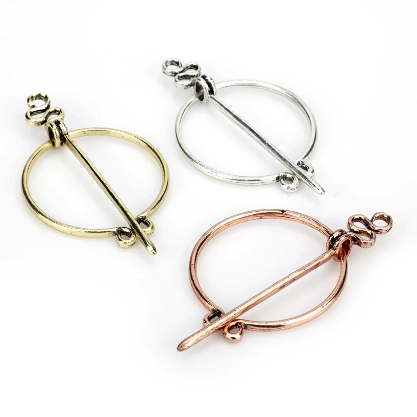 Retro Viking Norse Spilla Collezione Twists Annodato Perone Mantello Pin Penanulare Mantello Pin Scialle Pin Stile Vichingo Collezione S