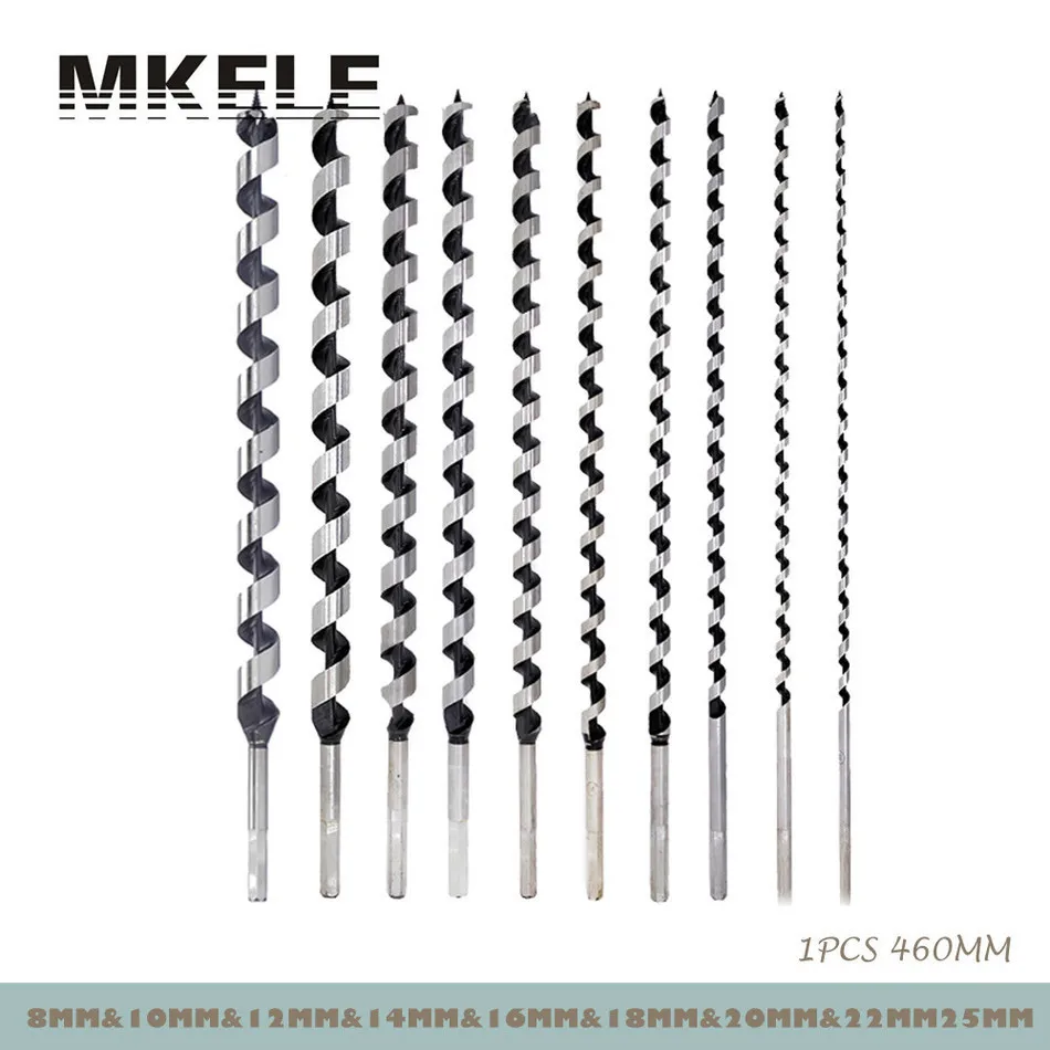 New Twist Drill Bit 460Mm For Metal Steel Drilling Woodworking Power Tools 6/8/10/12/14/16/18/20/22Mm Herramientas Ferramentas