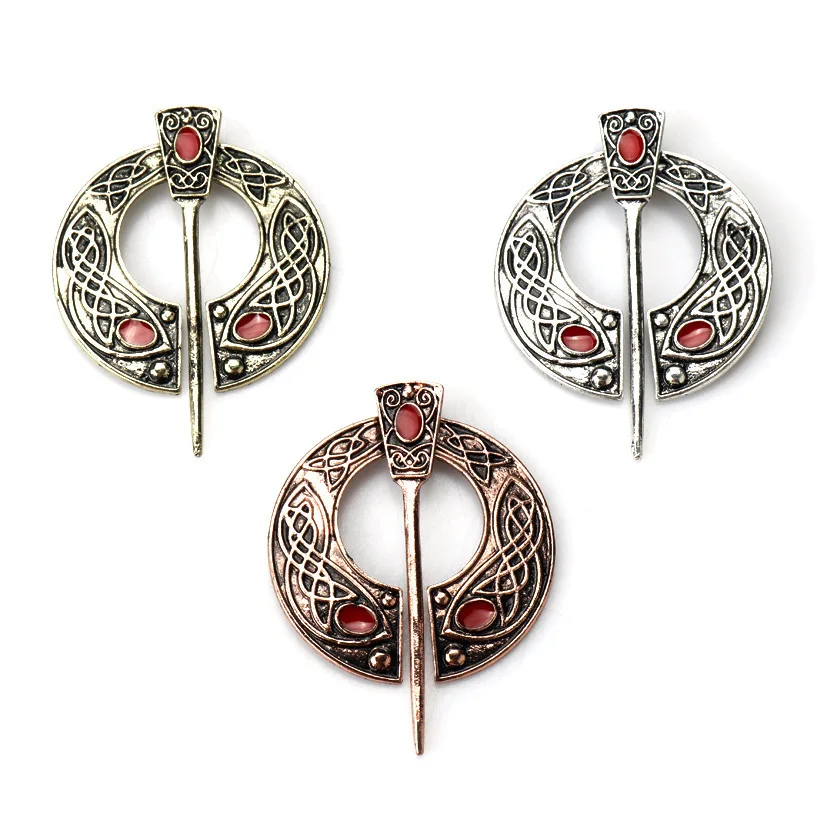 Retro Viking Spilla Collection Twists Annodato Perone Mantello Pin Penanulare Mantello Pin Scialle Pin Stile Vichingo Collezione S