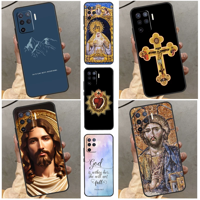 Bibbia Gesù Cristo Custodia Per Realme 8 9 10 Pro Plus Gt 2 Pro Gt Neo 3T 2 C11 C25 C30 C31 C35 C25Y C21Y Cover