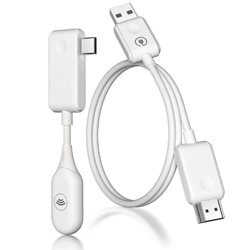Kit Extender Ricevitore Trasmettitore Wireless Compatibile 1080P @ 60Hz 50M Dongle Display Wireless Per Fotocamera Tv, Durevole