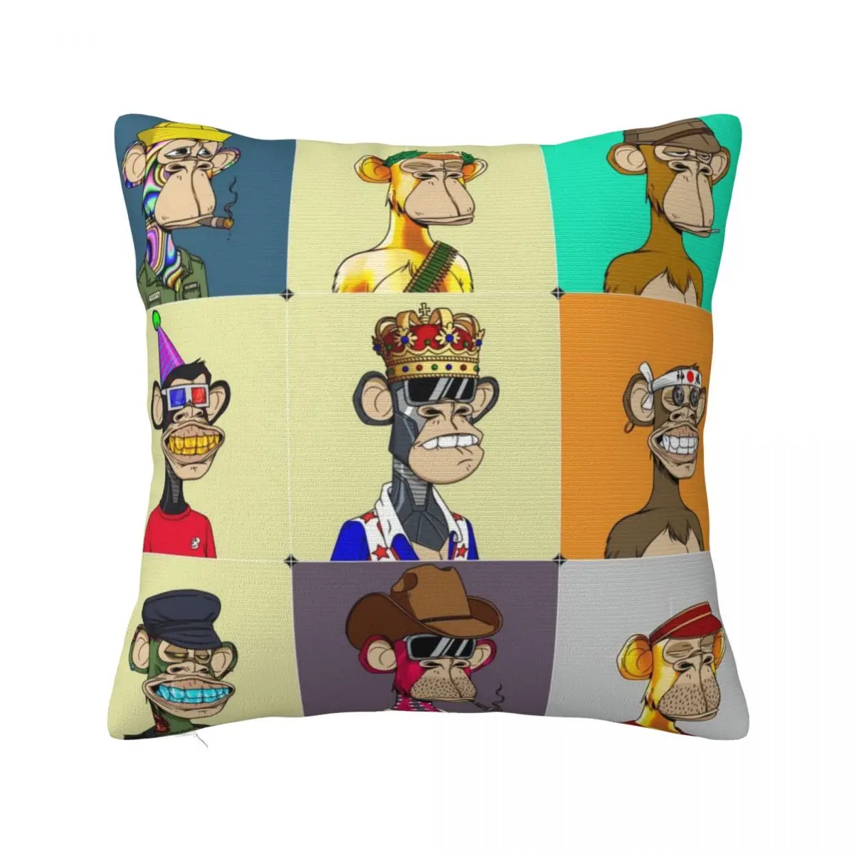 Annodato Apes Nft Throw Pillow Copridivano Copridivani