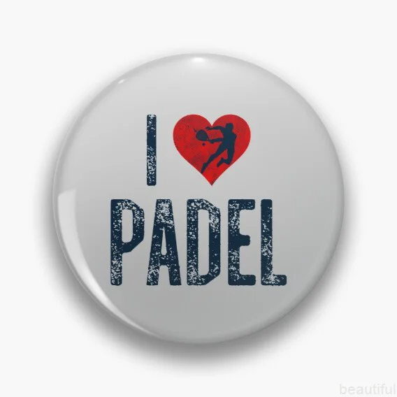 Padel Pin Broche Pins Custom Customized Gifts  Fashion  Lapel Cute Badge  Brooch  Fashion  Manga Lapel