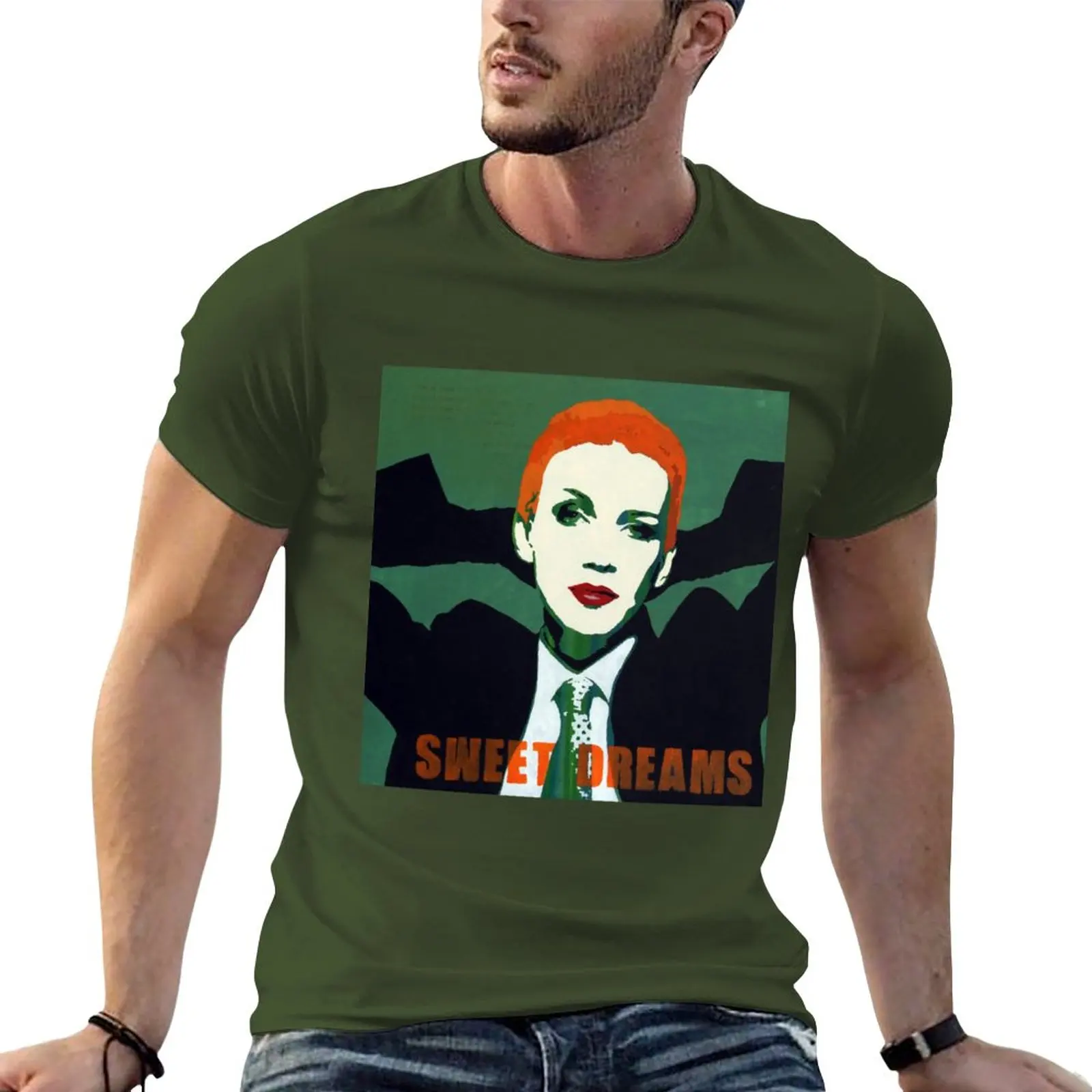 New Eurythmics (Annie Lennox) - Sweet Dreams T-Shirt Sublime T Shirt Anime Blank T-Shirt Manica Corta T-Shirt Oversize Da Uomo