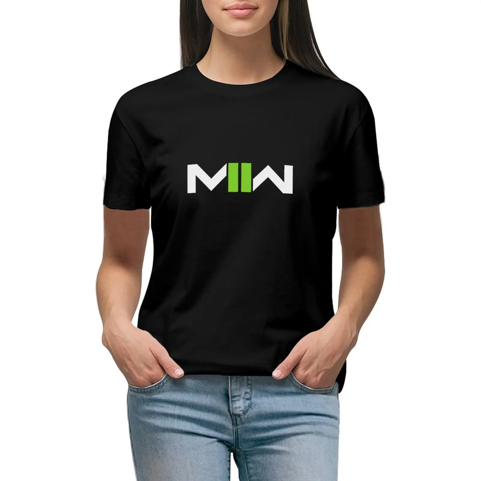 Mw2 T-Shirt Summer Top Camicetta Femminile T Shirt Dress Donna