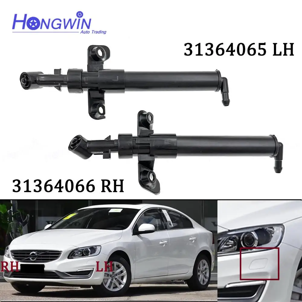 Ugello Lavafari Coperchio Pompa Spray Per La Pulizia Dei Fari Per Volvo S60 2016 E Volvo S60 2.0L 4 Cilindri Turbo 2017 2018