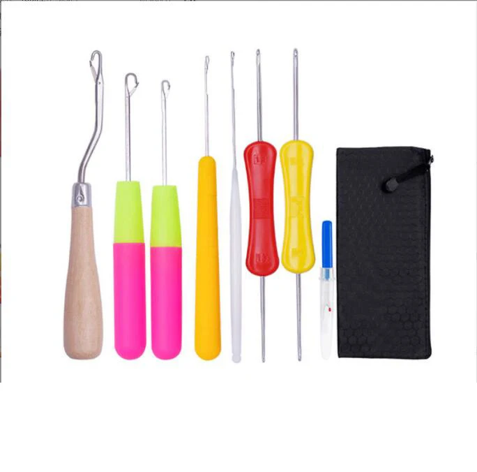 Gogo Curl Braid Crochet Hair Weaving Needle Per Trecce Ferri Da Maglia E Uncinetto Per Capelli Intrecciati Jumbo Twist