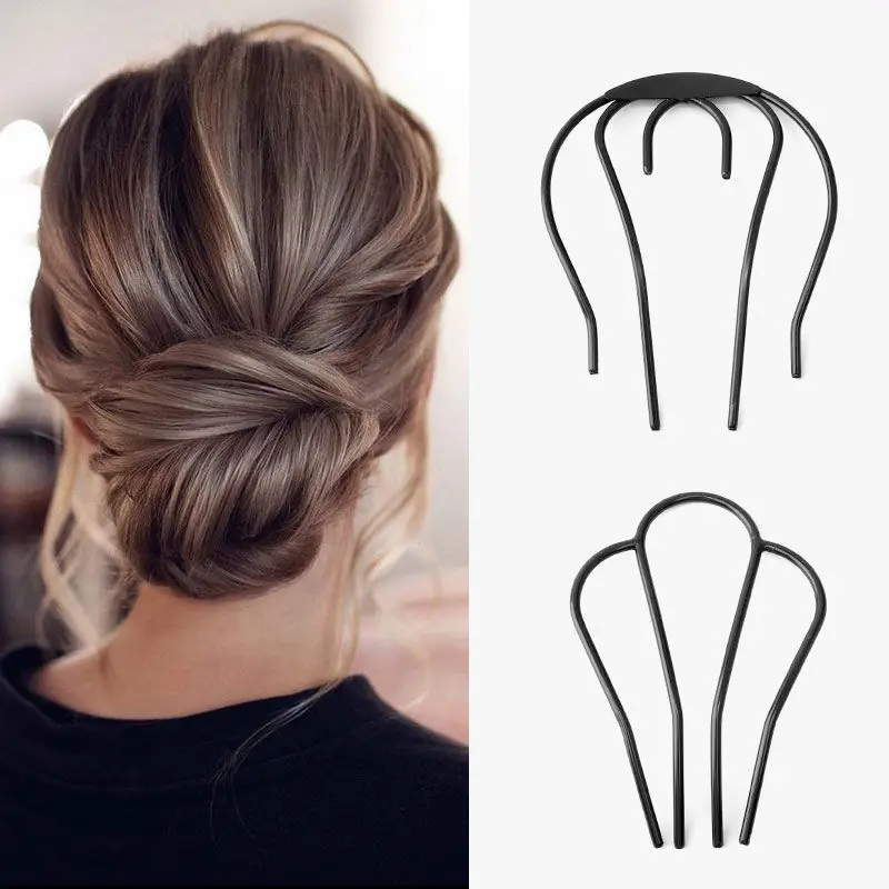 Moda Donna Capelli Twist Styling Clip Stick Bun Maker Strumenti Per Intrecciare I Capelli Fai Da Te Accessori Per Capelli Braider Acconciatura Fai Da 