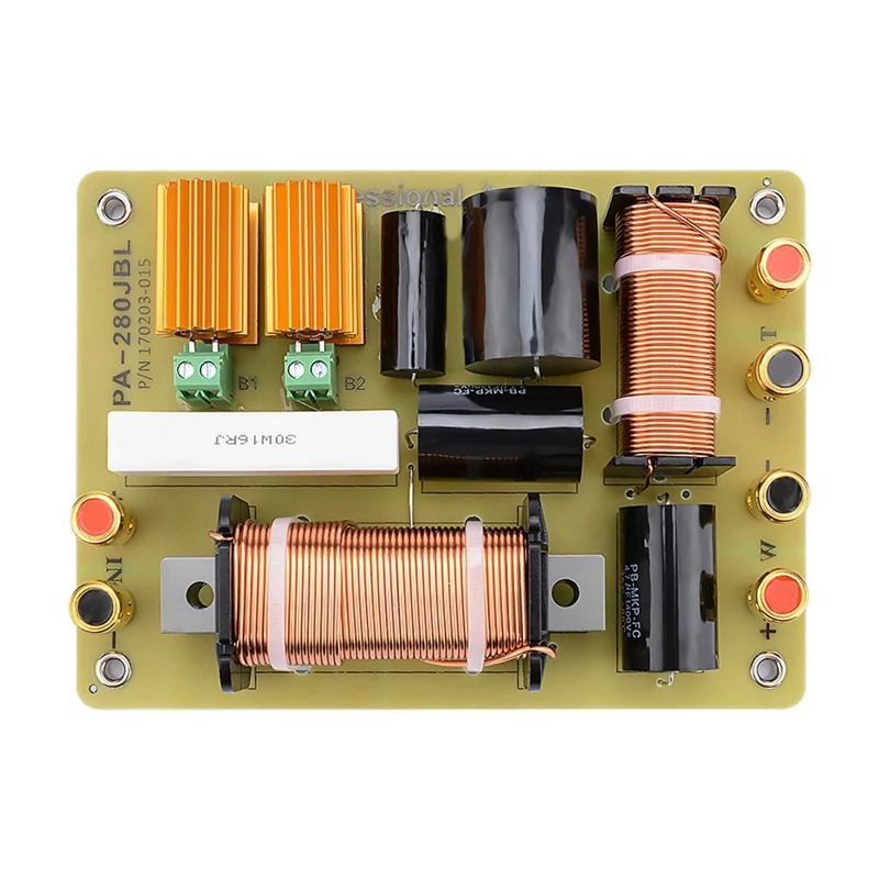 1 Pz Tweeter Bass Speaker Crossover 2 Vie Divisore Di Frequenza Filtro Da Palcoscenico Per Altoparlante Da 15 Pollici