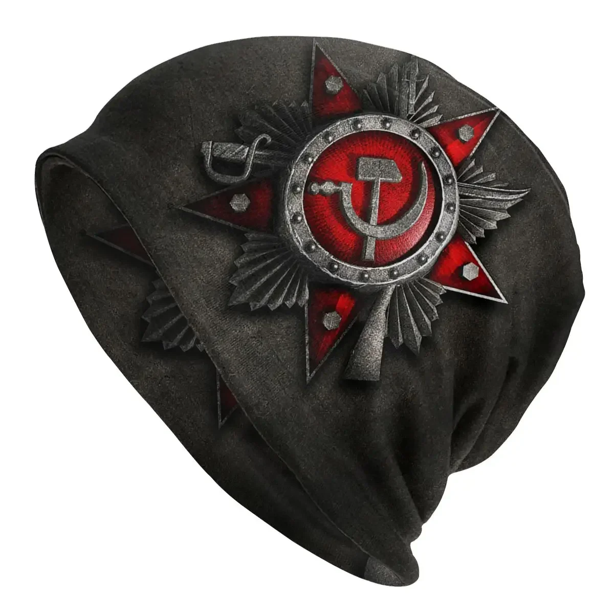 Unione Sovietica Urss Russia Flag Bonnet Homme Fashion Knit Hat For Men Women Autunno Inverno Warm Cccp Berretti Caps