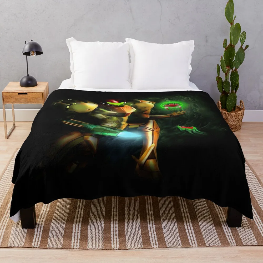 Metroid Hatchling Coperta Trapunta Coperte In Tessuto Di Flanella