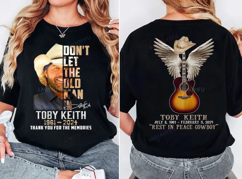 Maglietta In Cotone Commemorativo Di 2 Lati Di Toby Scott 2 Lati Maglietta Unisex Comfort Colori Tee