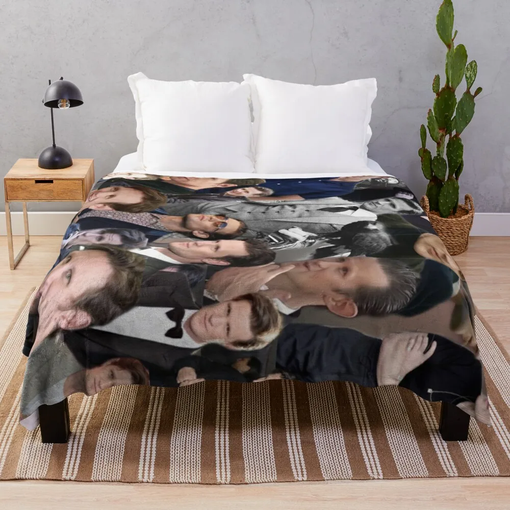 Matt Smith Photo Collage Coperta Da Tiro Di Alta Qualità Sacco A Pelo Coperta Dormitorio Essentials
